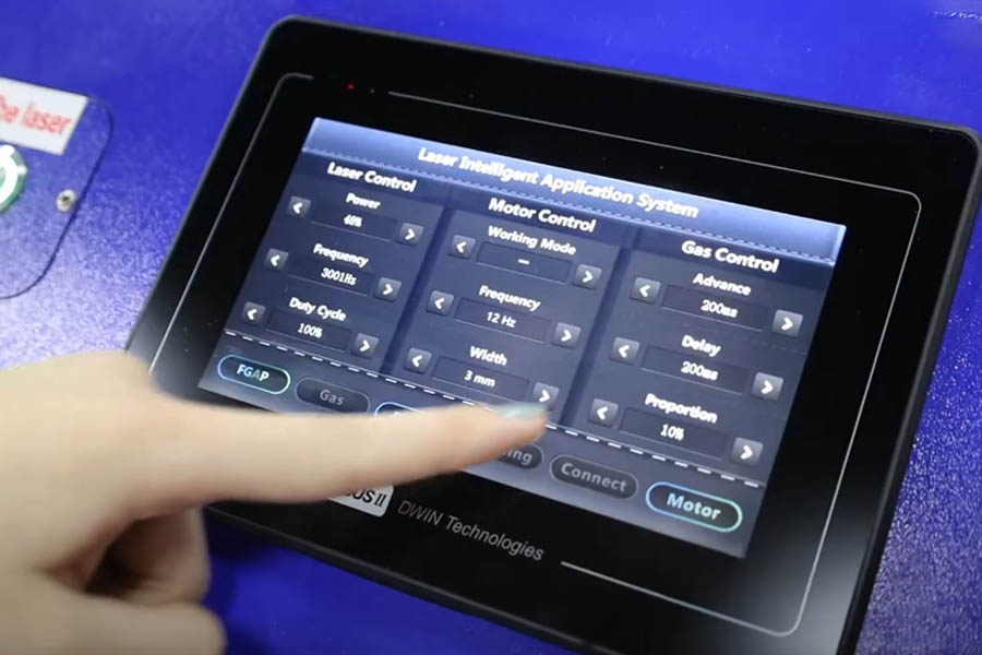 레이저 용접 조정