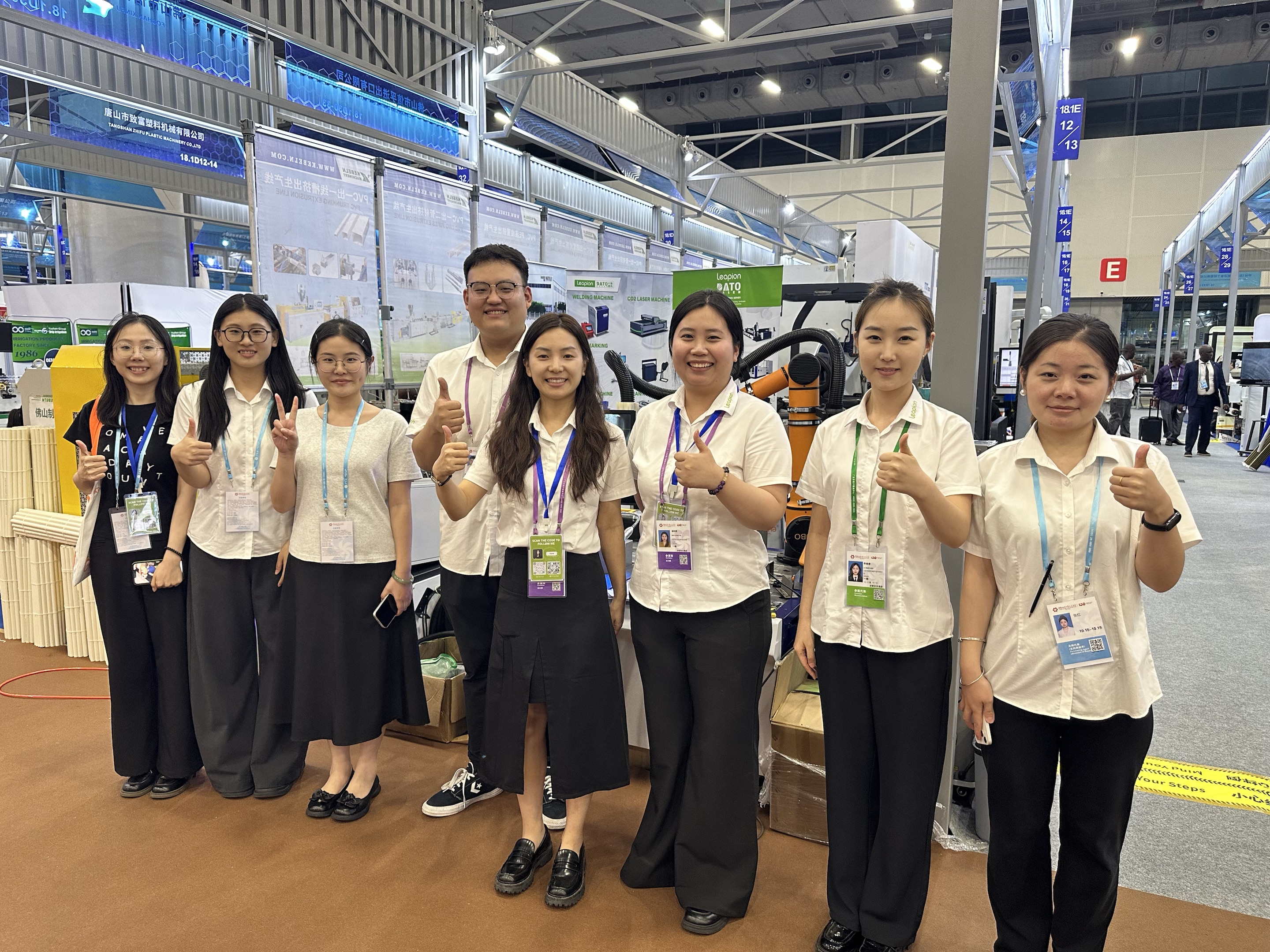 Leapion은 현재 Canton Fair의 부스 18.1E12에서 레이저 장비를 선보이고 있습니다.
