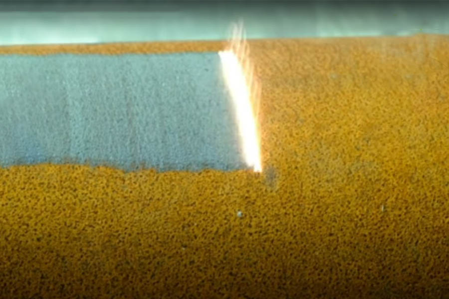 레이저 청소 페인트