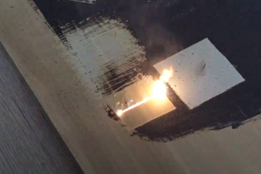 레이저 페인트 제거 기계 나무