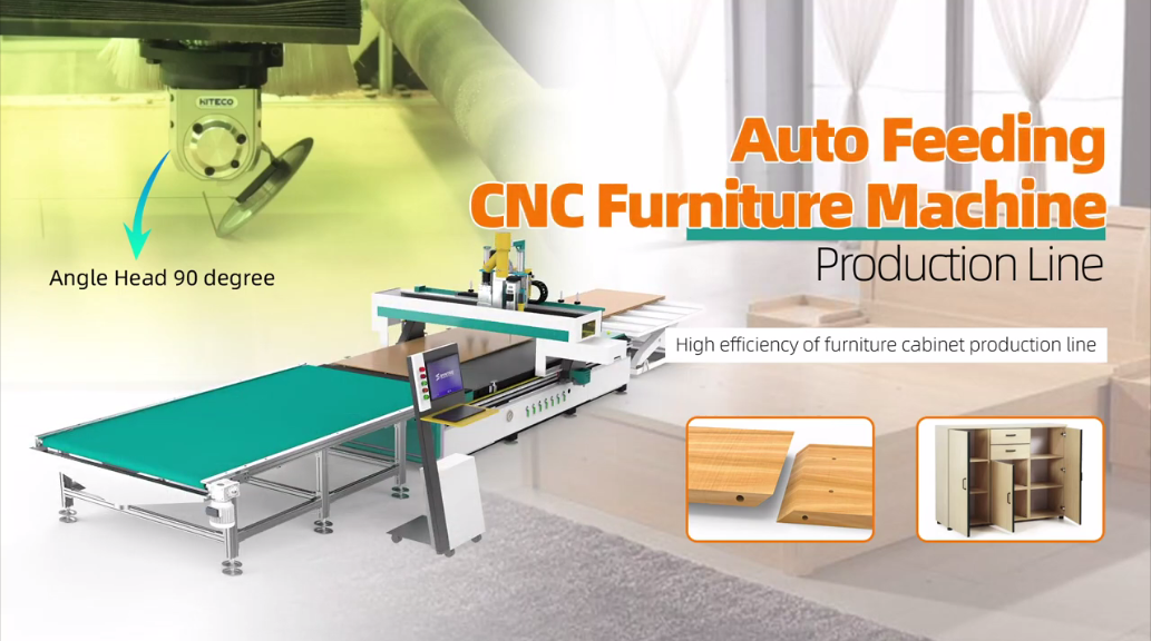 자동 로딩 CNC 가구 기계 생산 라인